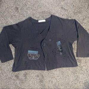 Blue Fish women’s organic cotton cardigan size 2